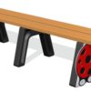 Minibeast End Backless Bench